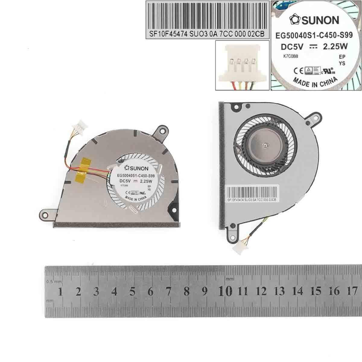 Ventilador Cpu Para Portátil Lenovo Yoga 2 13 Eg50040S1-C450-S99