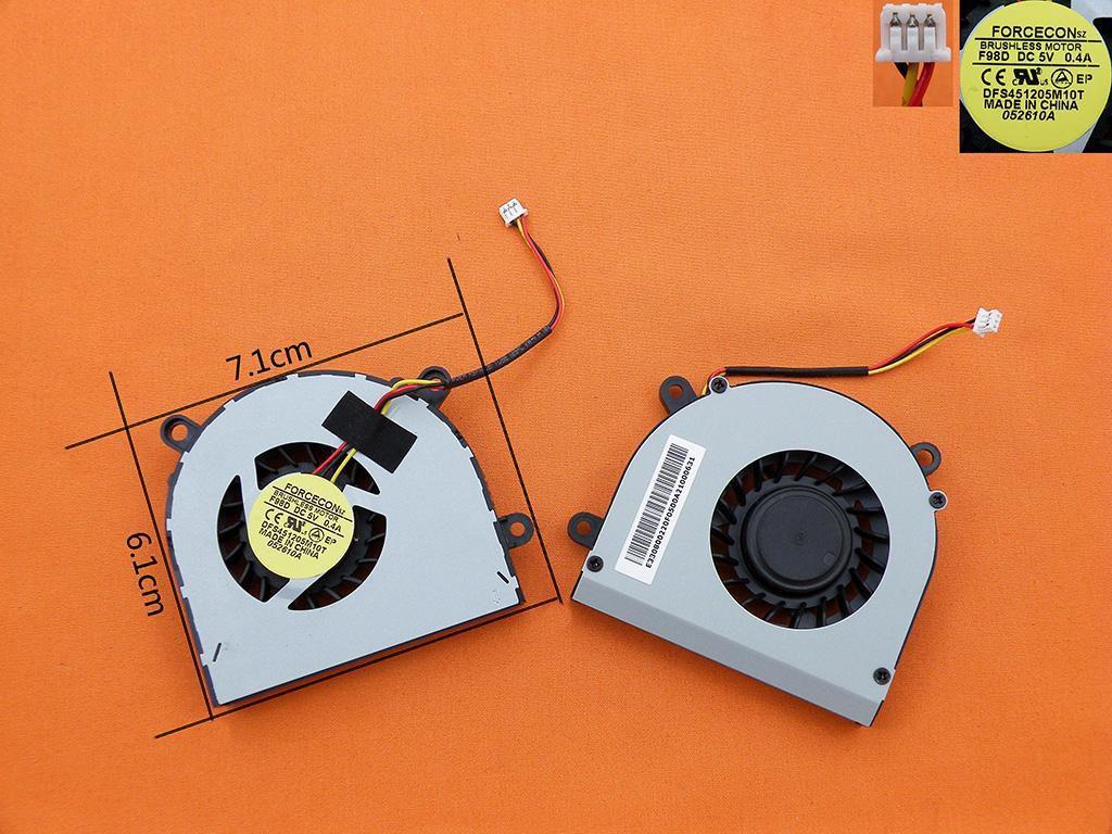 Ventilador Cpu Para Portátil Msi Fx610 Dfs451205M10T