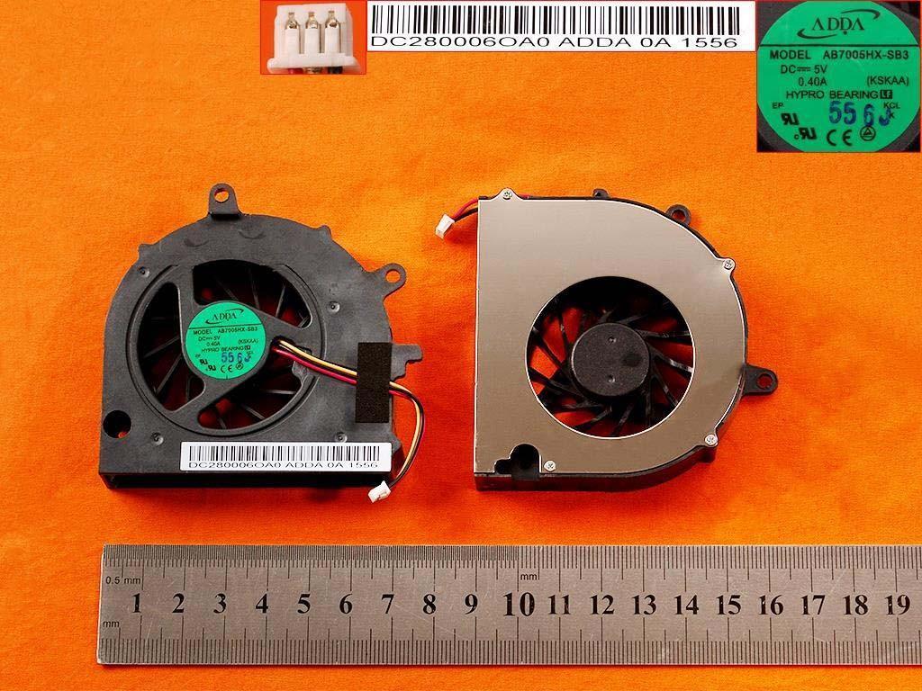 Ventilador Cpu Para Portátil Toshiba Satellite A500 A505 Intel Ab7005Hx-Sb3 Dc280006Oa0