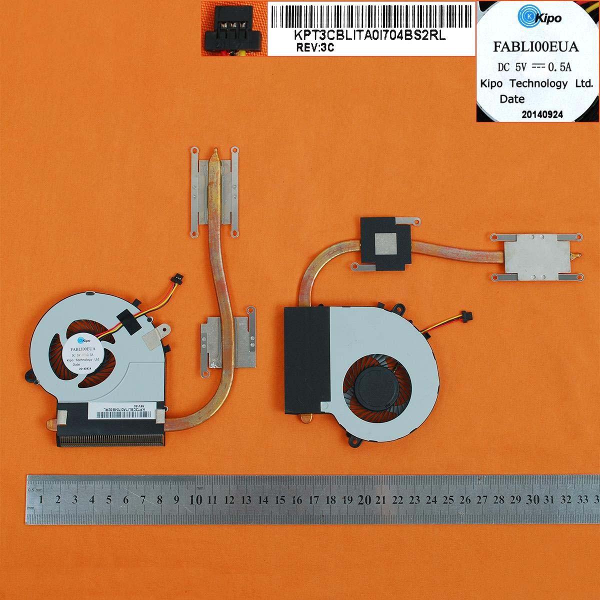 Ventilador Cpu Para Portátil Toshiba Satellite L50-B L55-B L50D-B L55T-B L55-B5267 3Pin Fabli00Eua
