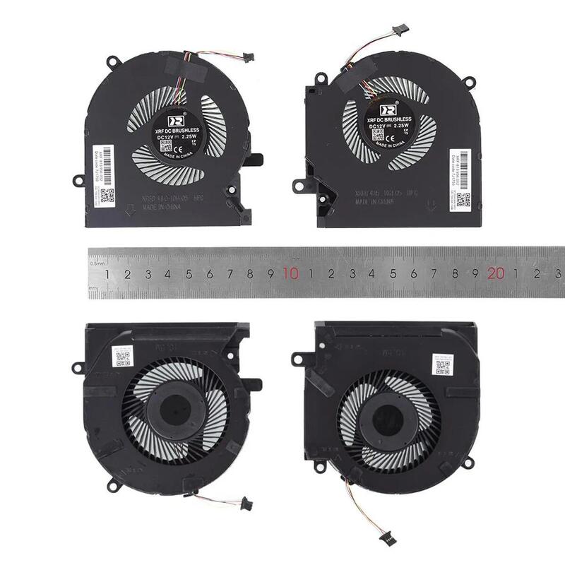 Ventiladores Cpu + Gpu Para Portátil Hp Omen 15 Ek En Tpn Q236 Q238 12v