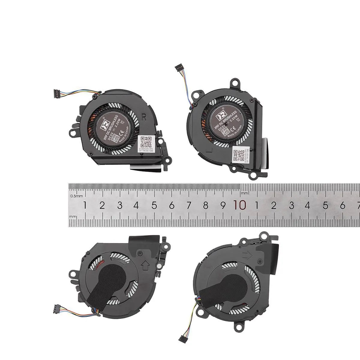 Ventiladores Cpu + Gpu Para Portátil Hp 13" Spectre X360 13T-Ae000 13-Ae Tpn-Q199