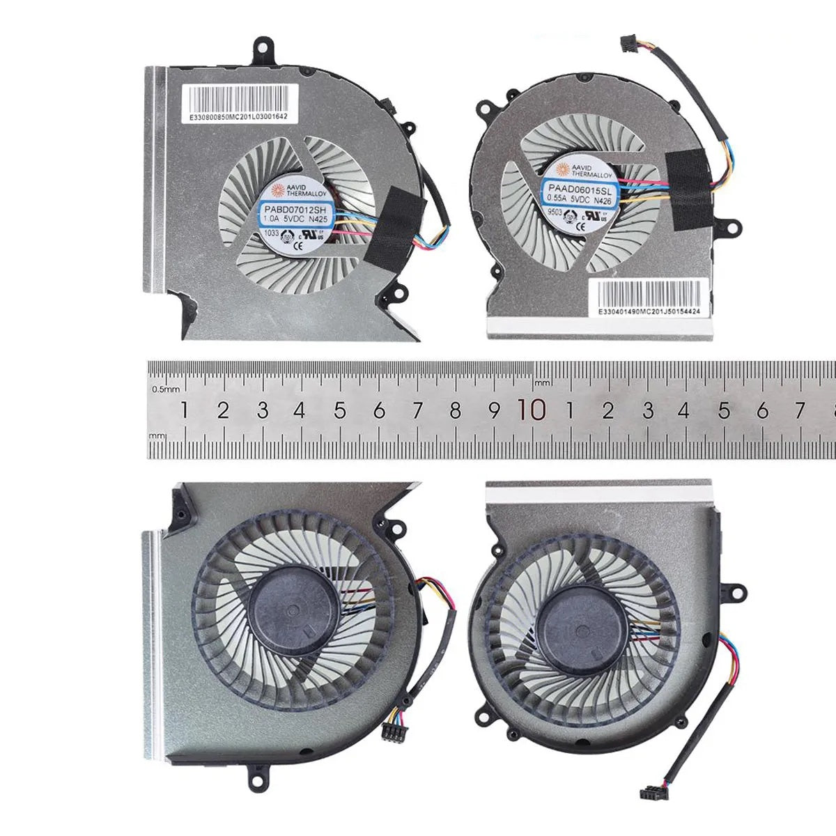 Ventiladores Cpu + Gpu Para Portátil Msi Gl65 Ge65 Gp65 We65 Ms-16U7 N425 N426
