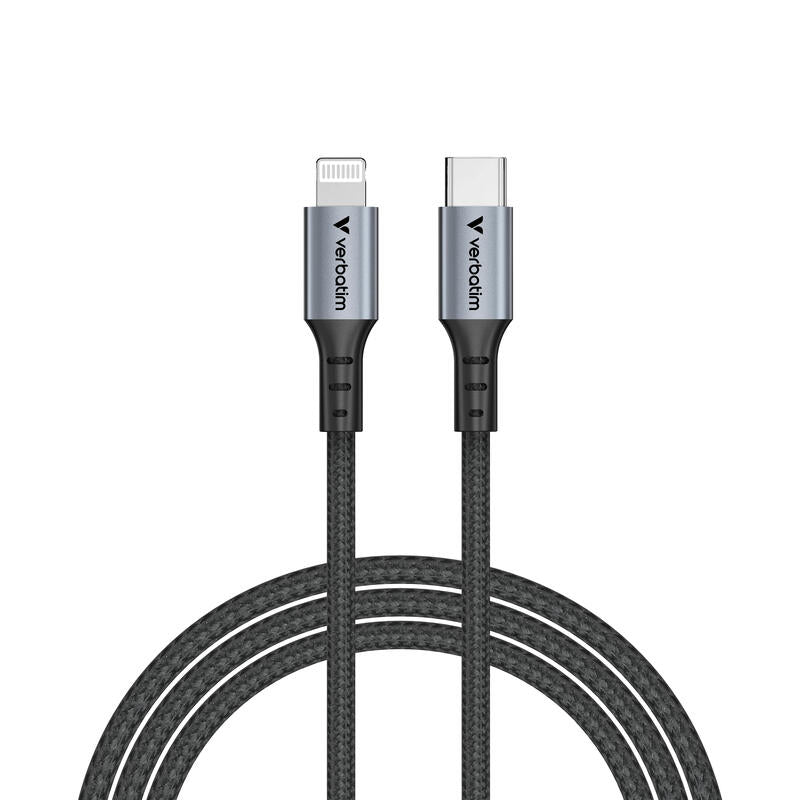 Verbatim 31844 Cable De Conector Lightning 1,2 M Negro