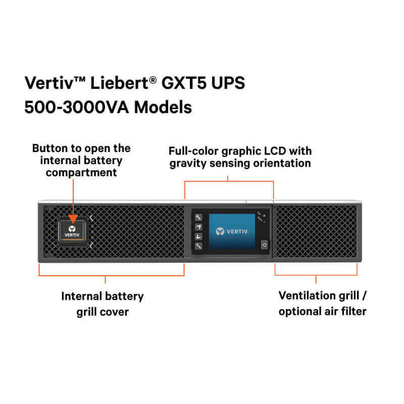 Vertiv Liebert Sai Gxt5  3000 Va/3000 W 230 V | Online Rack/Torre Energy Star