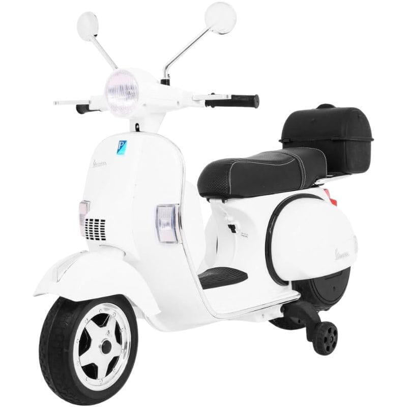 Vespa Px150 12v Eléctrica Para Niños Blanco