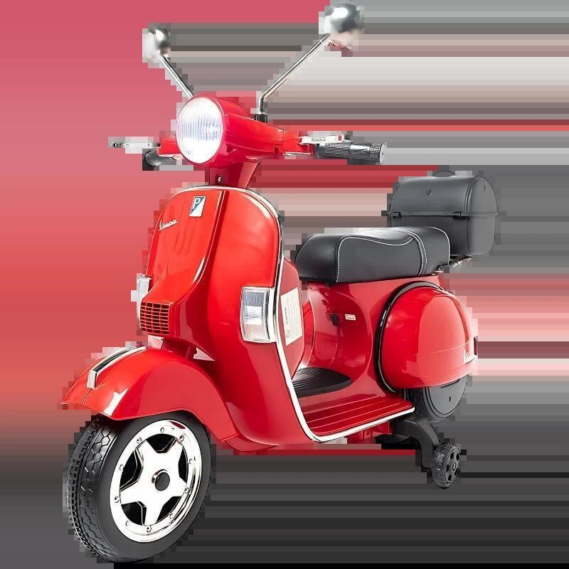 Vespa Px150 12v Roja - Moto Eléctrica Para Niños