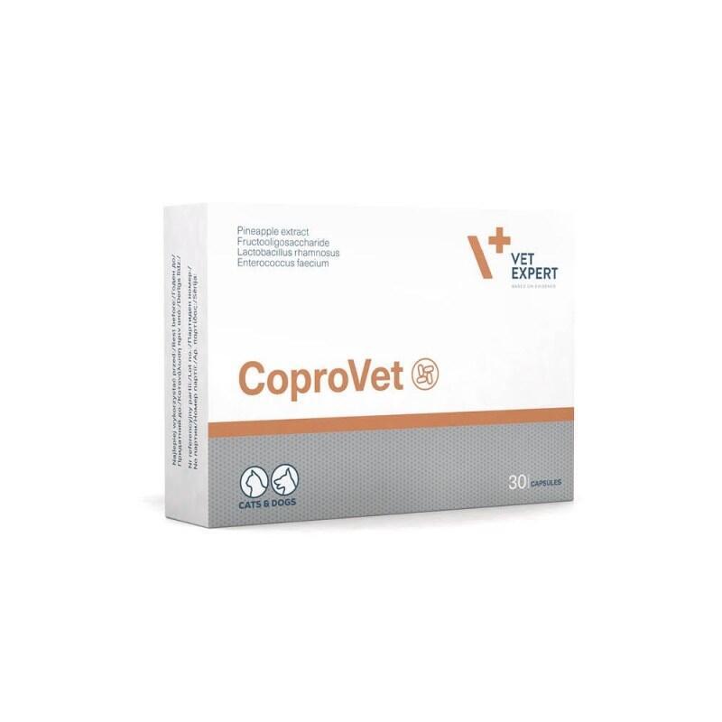 Vet Expert Coprovet - Preparado Contra La Ingesta De Excrementos Para Perros Y Gatos - 30 Cápsulas.