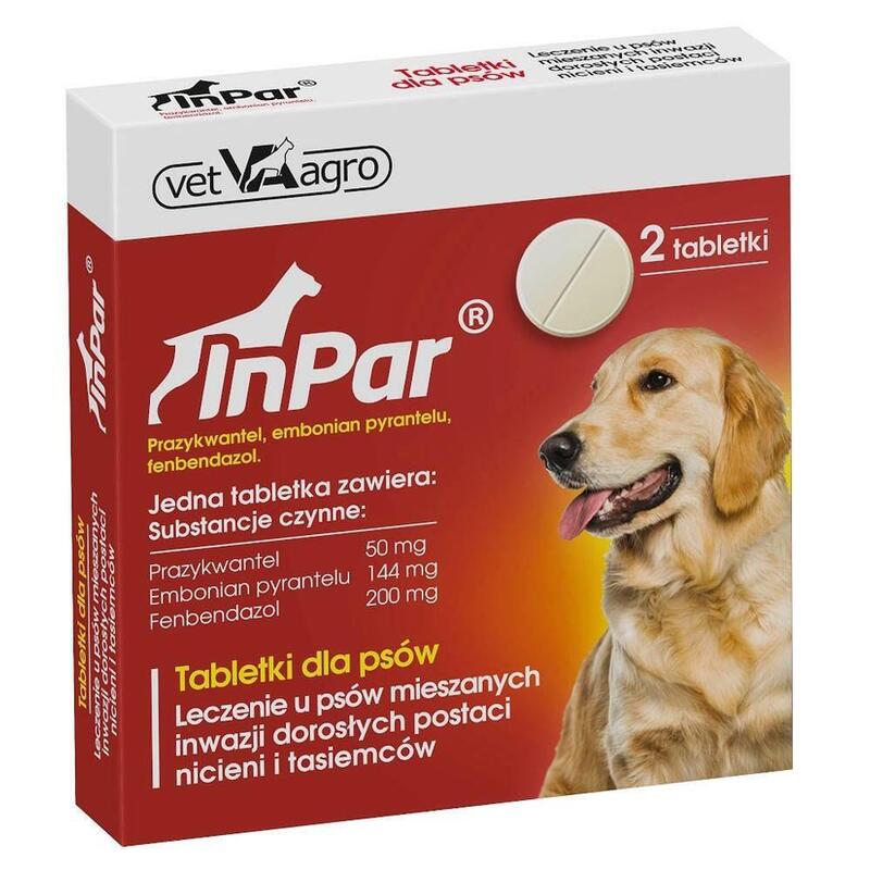 Vetagro Inpar - Tableta Antiparasitaria Para Perros - 2 Uds.