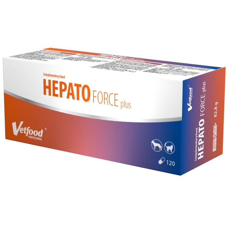 Vetfood Hepatoforce Plus Na Watrobe Para Perro I Kota 120 Kaps