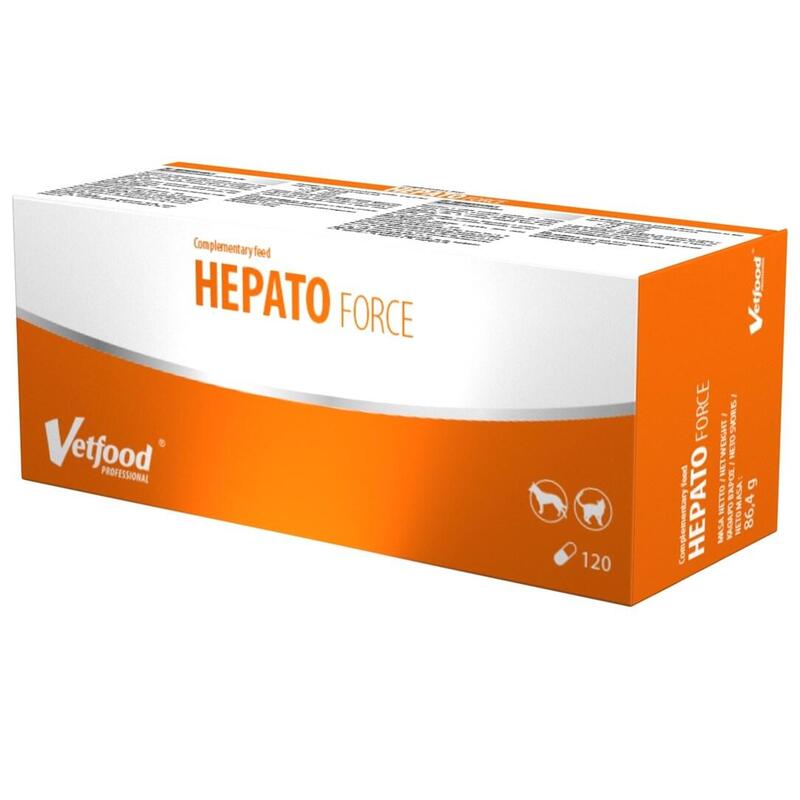 Vetfood Hepatoforce Zdrowa Watroba Pies I Kot 120 Kapsulek