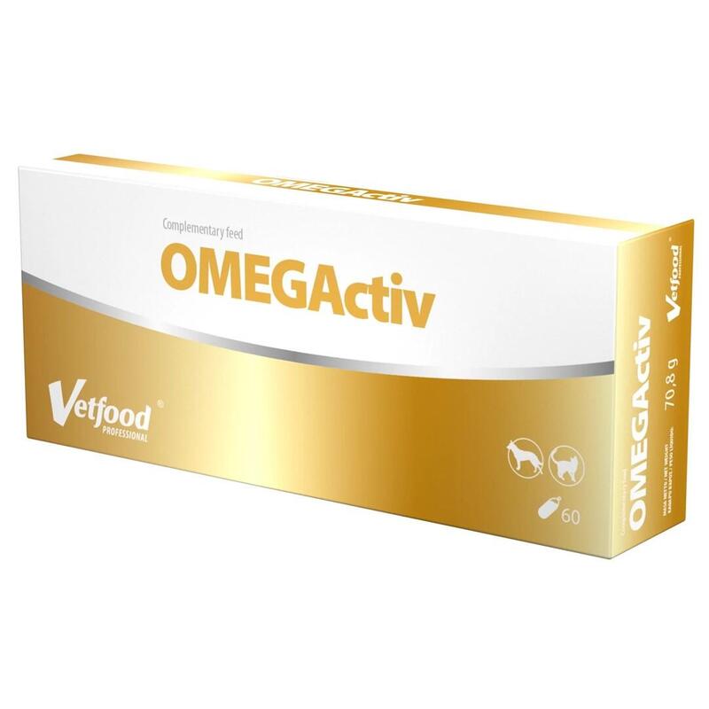Vetfood Omegactiv Kwasy Omega-3 Pies I Kot 60 Kapsulek