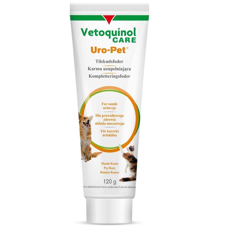 Vetoquinol Uro-Pet Pasta Zakwaszajaca Mocz Dla Psów I Kotów 120g