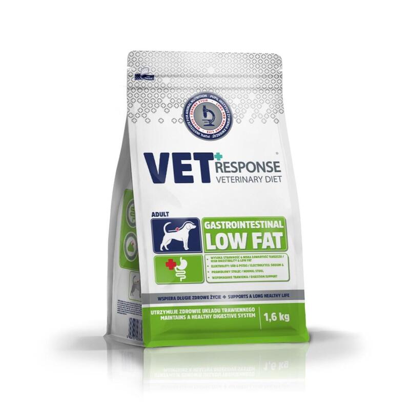 Vet Response Gastro Low Fat Sucha Karma Para Perro 1,6kg