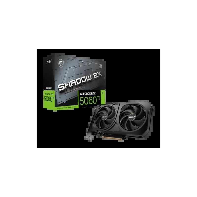 Vga Msi Rtx 5060 Ti 8g Shadow 2x Oc Plus,Nv,Rtx5060ti,8gb,Gddr7,128bit,1hdmi+3dp