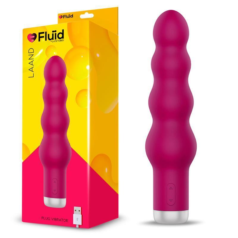 Vibrador 10 Funciones Usb Silicona  Laand Potente Rojo Burgundy