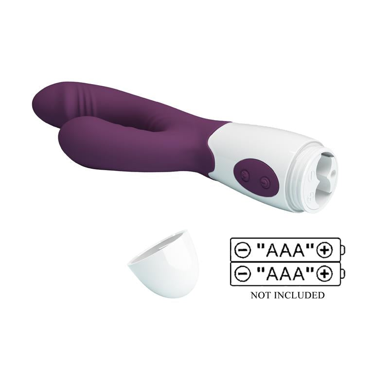 Pretty Love - Andre Vibrador Rabbit & Estimulador Punto G Morado