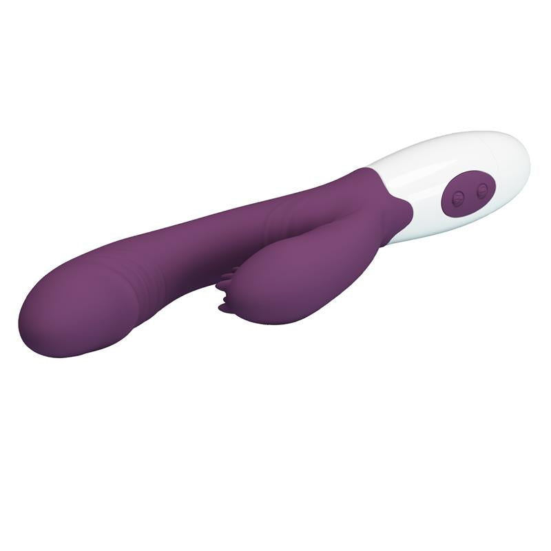 Pretty Love - Andre Vibrador Rabbit & Estimulador Punto G Morado