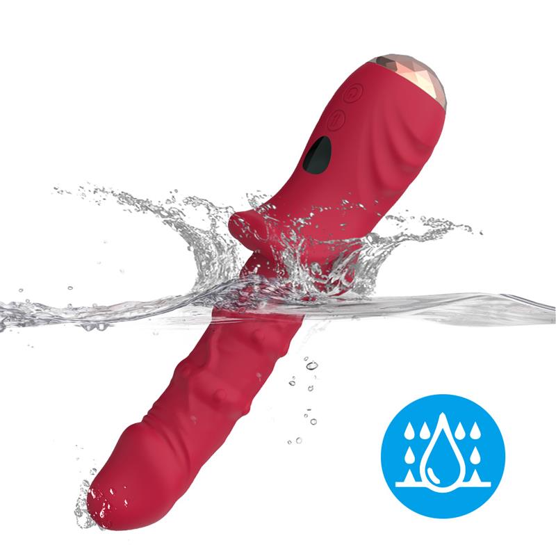 Vibrador Con Calor Y Movimiento Vertical Con Pantalla Digital