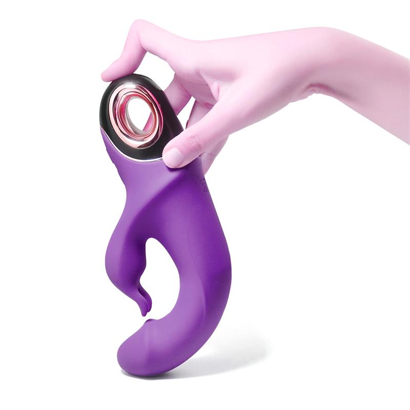 Vibrador Con Rotación 360º Purpura