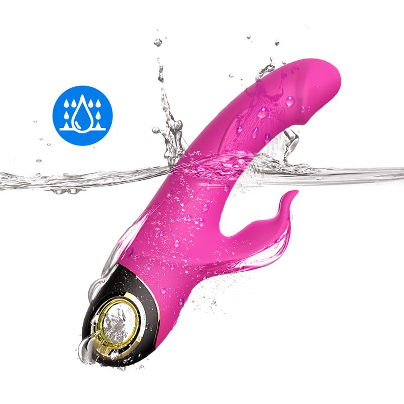 Vibrador Con Rotación 360º Rosa