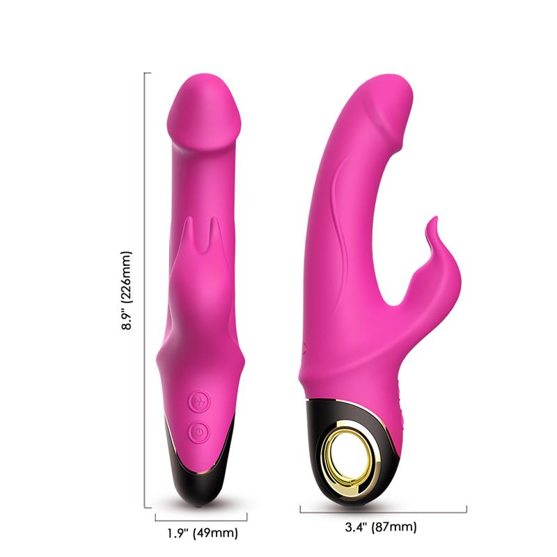 Vibrador Con Rotación 360º Rosa