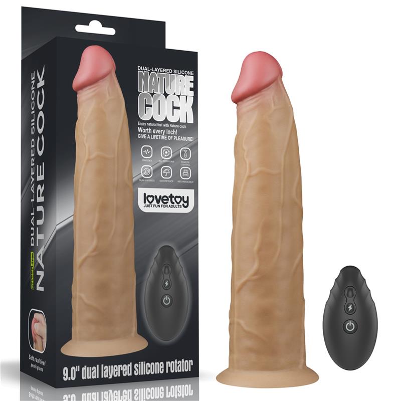 Vibrador Con Rotación Doble Capa 9