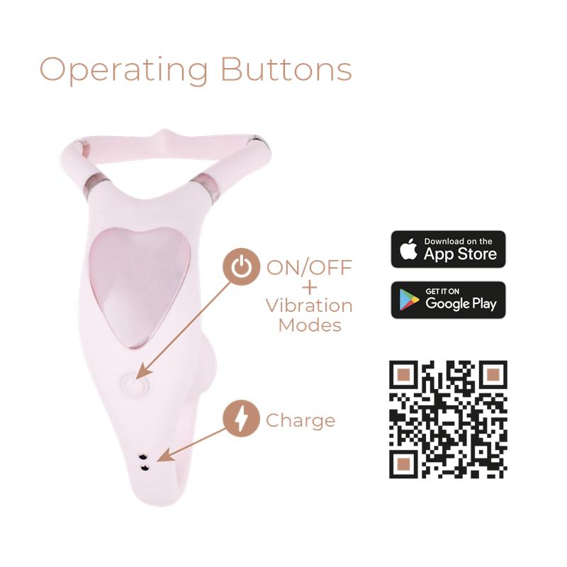 Adrien Lastic - Venus Doble Estimulador Clítoris & Punto-G App Gratuita Rosa