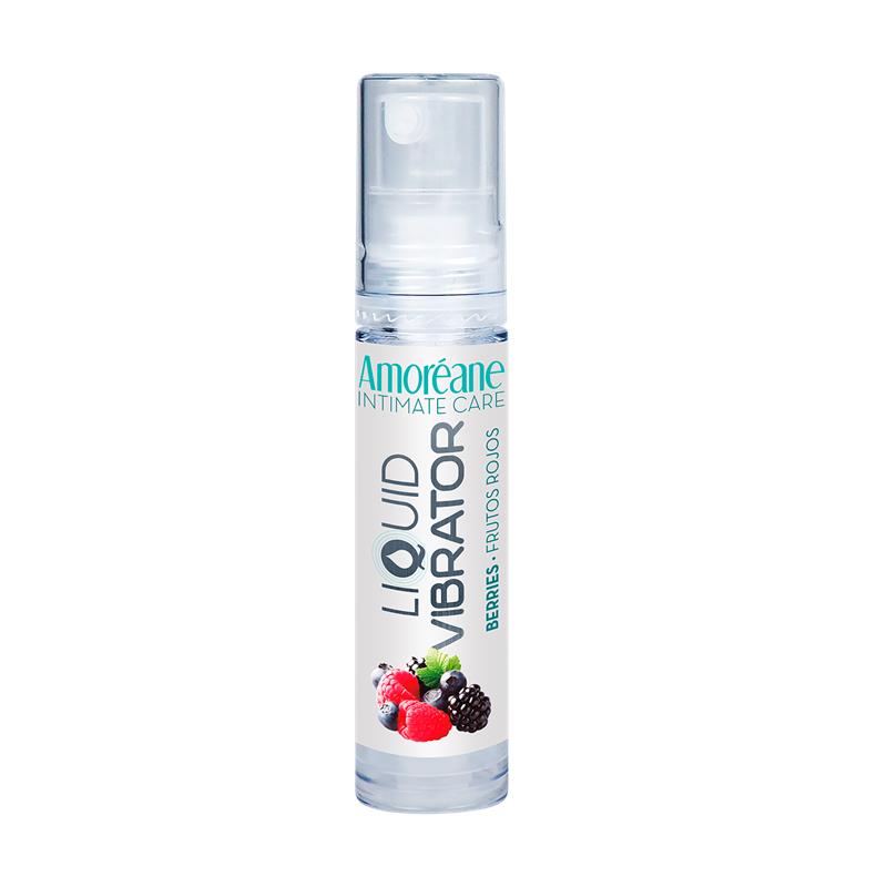 Amoreane - Liquido Vibrador Frutos Rojos 10 Ml