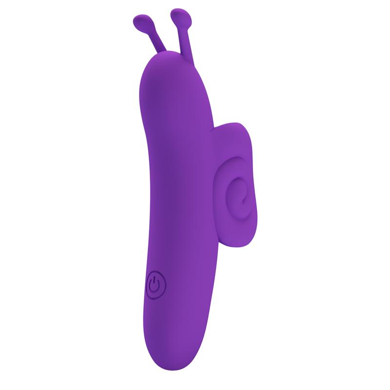 Pretty Love - Snail Poderoso Estimulador De Dedo Morado