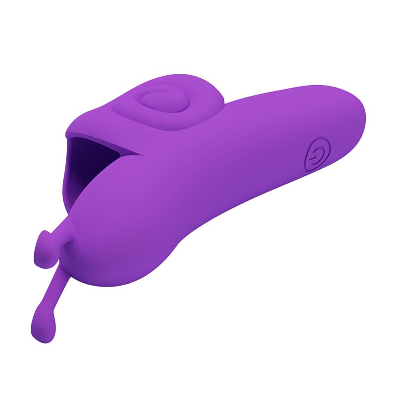 Pretty Love - Snail Poderoso Estimulador De Dedo Morado