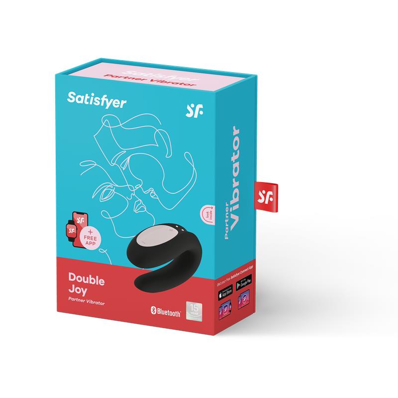 Satisfyer - Double Joy Con App Oro Negro