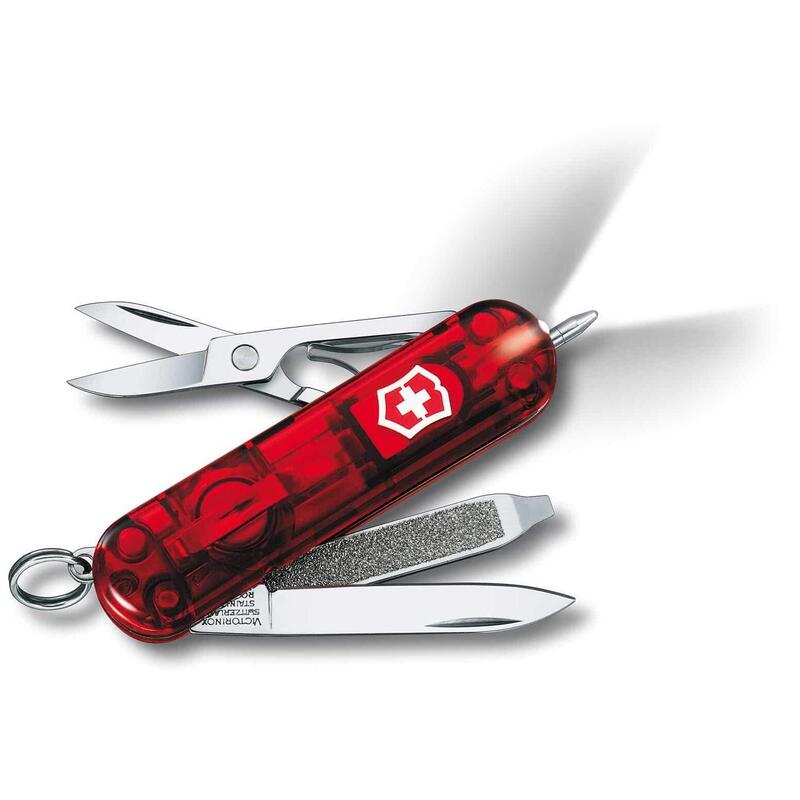 Victorinox V-0.62 26.T Taschenmesser Signature Lite, Rojo Transparent