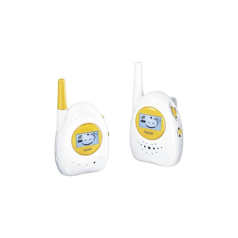 Vigilabebes Beurer By-84 Baby Monitor Modo Eco+ 864mhz Alcance 800m 2 Canales Pantalla Lcd Control Volumen Baja Radiación 3*Aaa