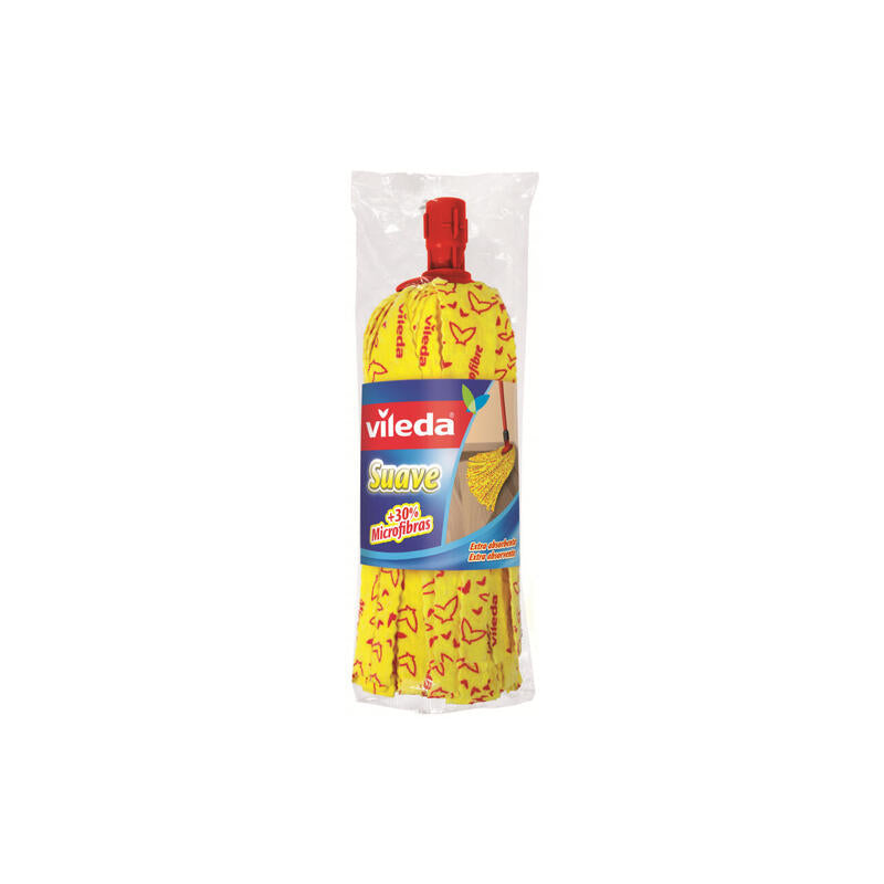 Vileda Recambio Fregona Suave Universal Amarilla