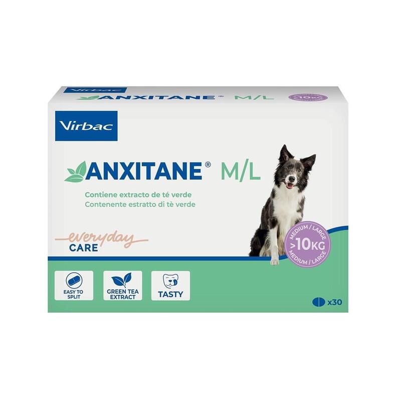 Virbac Anxitane M/L Na Stres Para Perro Op.30 Tabletek