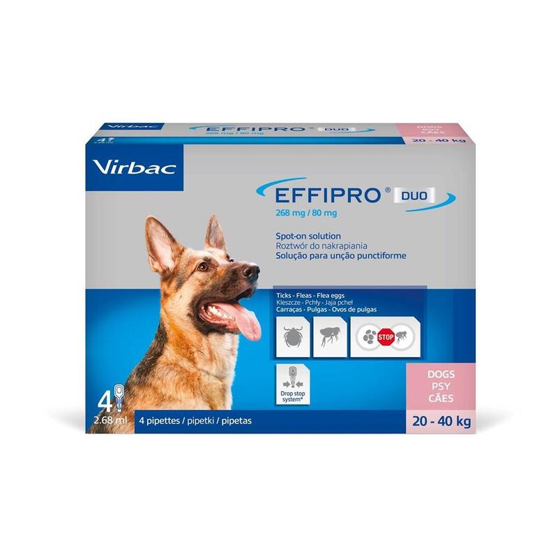Virbac Effipro Roztwór Do Nakrapiania Duzych Psów 268mgx24