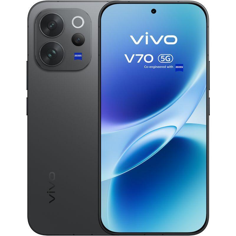 Vivo V70 Authentic Black 512gb 12gb Ram 6.59" Amoled Snapdragon 7 Gen 4 6500 Mah