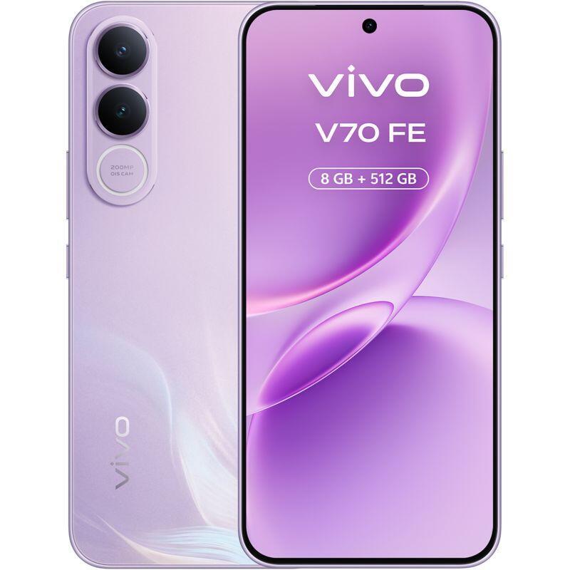 Vivo V70 Fe Muse Purple 512gb 8gb Ram 6.83" Amoled Dimensity 7360 Turbo 7000 Mah