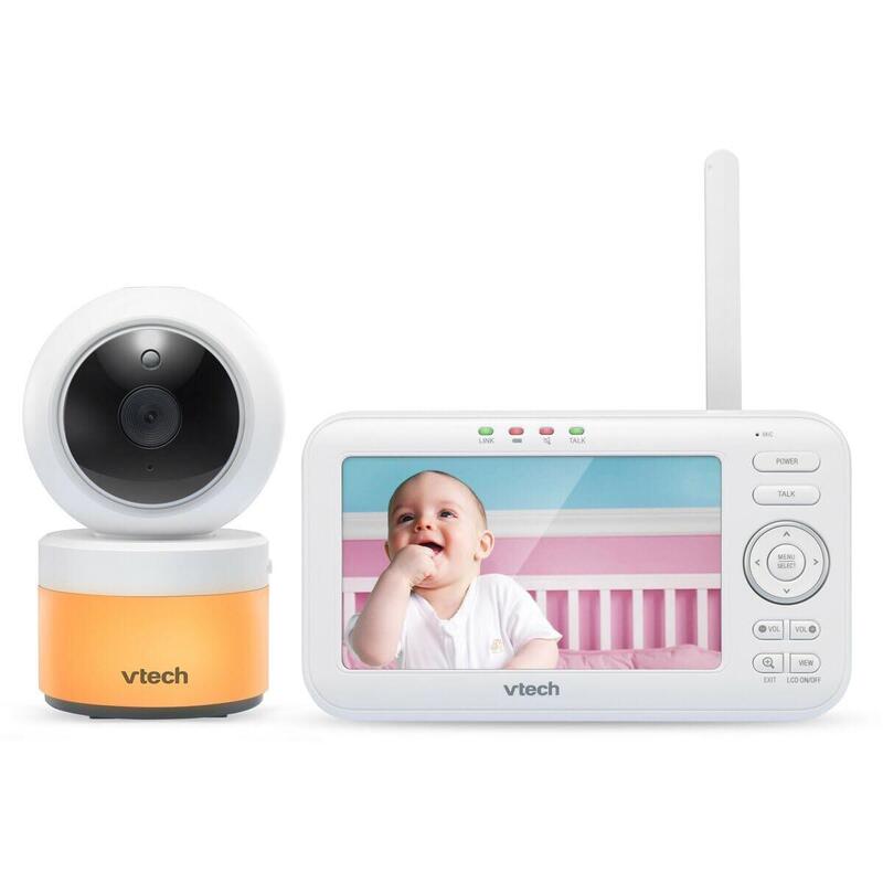 Vtech 5" Screen Baby Monitor With Motion Detection And Light Projection Vm5463