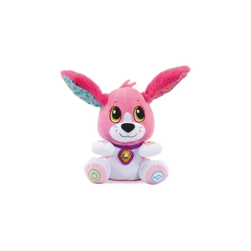 Vtech Speak-Mit-Mir-Dog, Cuddly Toy Pink 80-610154