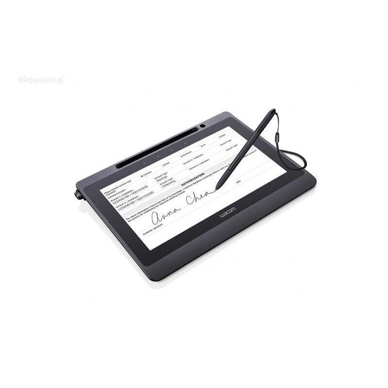 Wacom Signature Set Tableta Gráfica Negra, Incluye Software Sign Pro Pdf Para Windows Dtu-1141b