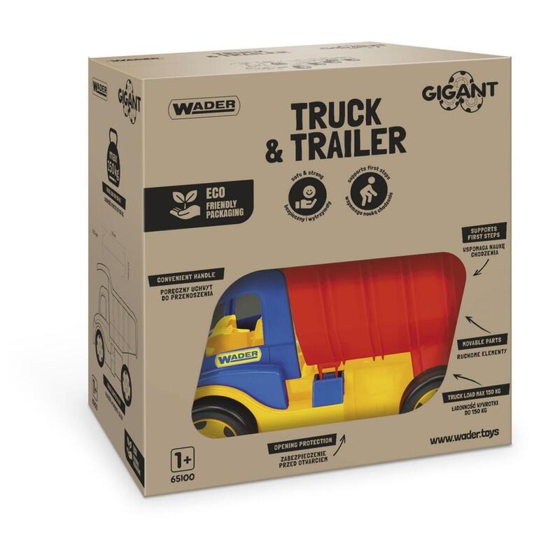 Wader Gigant Truck And   Trailer Set 107 Cm