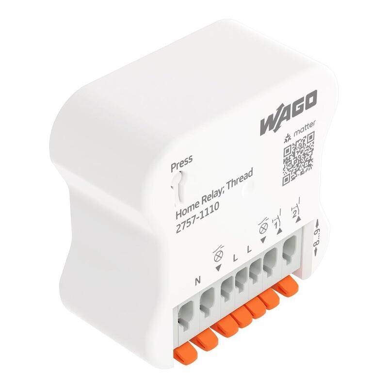 Wago 2757-1102 Home Relay, 1di 1do, 16 A, Blanco