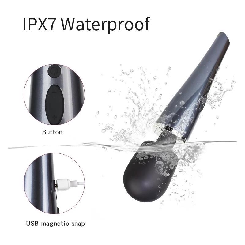 Xcepter Masajeador Silicona Recargable Usb Impermeable