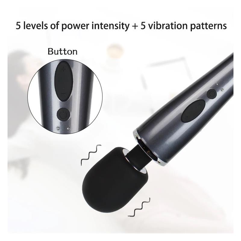Xcepter Masajeador Silicona Recargable Usb Impermeable