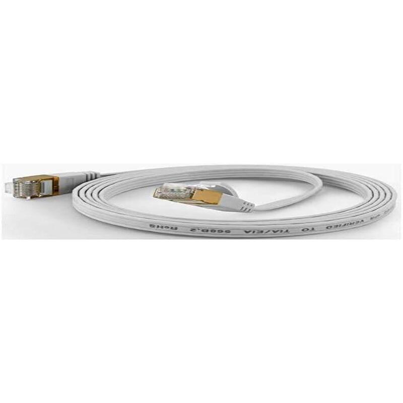Wantec Cable De Red Ftp Cat6 Q=1,6x6,5mm 0,10m Blanco