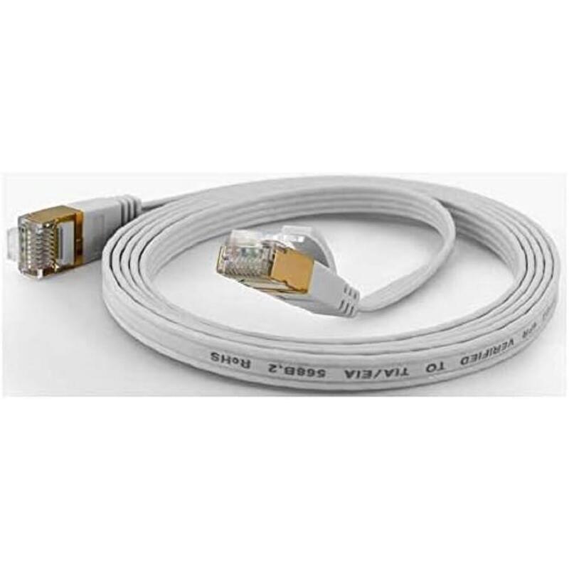 Wantec Cable De Red Ftp Cat6 Q=1,6x6,5mm 7,00m Blanco