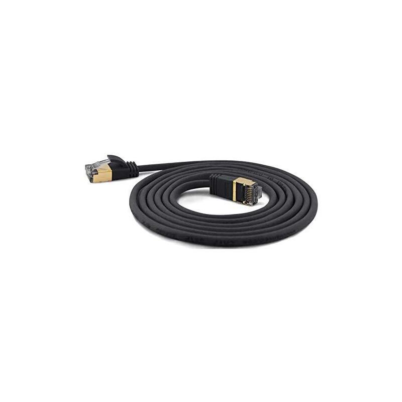 Wantec Cable De Red Smp Cat7 Me. Cat6a D=4mm 0,25m Negro