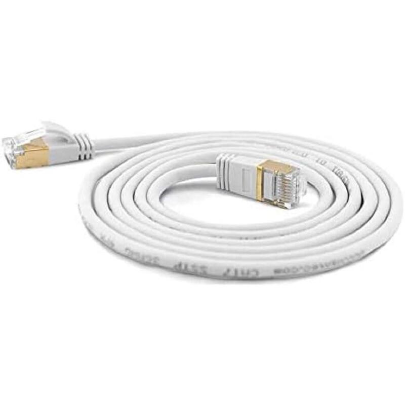 Wantec Cable De Red Smp Cat7 Me. Cat6a D=4mm 1,50m Blanco